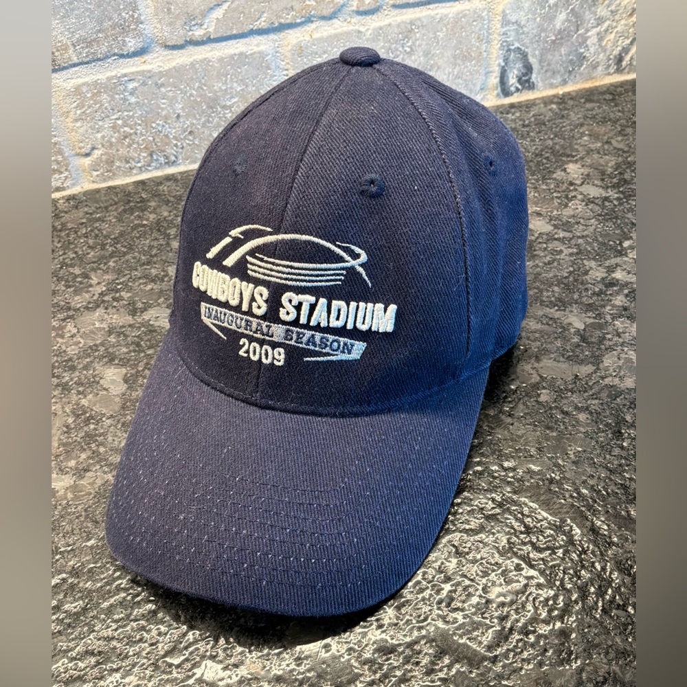 Vintage NFL Cowboys Stadium inaugural season 2009 navy adjustable unisex cap